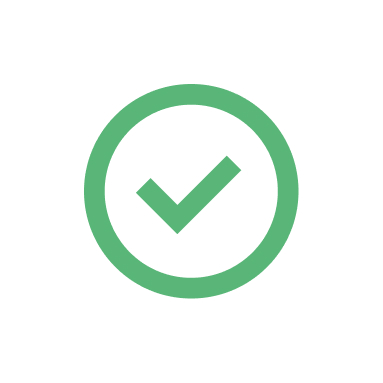 Иконка галочка в зеленом кружочке